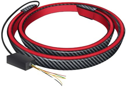 Bremslichtleiste für Auto, Auto LED Bremsleiste Licht, Heckscheibe Warnsignal, Flexible LED Anhänger Rücklichtleiste, Fahrzeugsicherheitsbeleuchtung, LKW LED Bremslicht, SUV Rücklichtleiste, Einfache