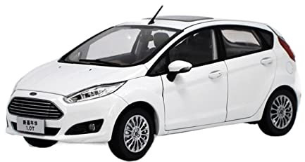 shuishuicui 1 18 Für Ford Fiesta 2013 Weiß Legierung Diecast Spielzeugauto Modell Als Geschenk Handarbeit Für Jungen Erwachsene