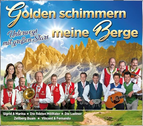 Golden schimmern meine Berge
