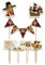Cake Topper * PIRATES * als Kuchendeko zum Kindergeburtstag und Kinder Party | Cake Torten Kuchenstecker Geburtstag Deko, Stil: Piraten