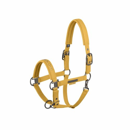 Eskadron Halfter Faux Leather Double Pin golden Yellow Platinum 2025, Größe:W