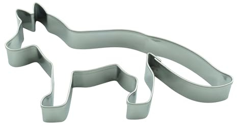 BekkiB - Ausstechform Fuchs - ca. 9 x 4,6 cm, Ausstecher aus Edelstahl, spülmaschinengeeignet - 998563