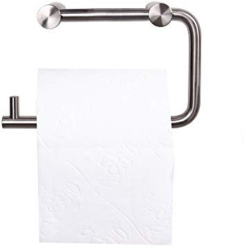 MS Beschläge® Toilettenpapierhalter Rollenhalter Klopapierrollenhalter aus massivem Edelstahl