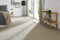 andiamo Teppichboden Izmir für Wohnzimmer und Kinderzimmer - Teppichboden Meterware zum Verlegen - Teppichbelag mit hoher Trittschalldämmung - weicher Teppichboden 400 x 350 cm Beige