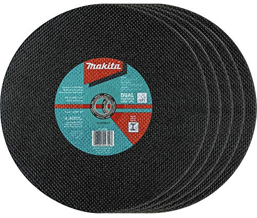 Makita B-57598-5 Schleif-Trennscheibe, 35,6 x 2,5 x 3/32 Zoll, 5 Stück
