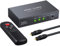 LiNKFOR SPDIF Toslink Switcher 3 in 1 Out Digital optische Audio Umschalter mit IR Fernbedienung unterstützt PCM2.0 DTS Dolby-AC3 für TV, PS3, PS4, Blu-ray Player, Kabelbox, HDTV
