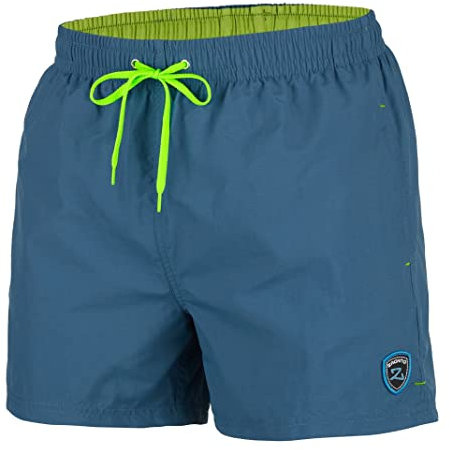 Zagano Shorts de Bain Homme Block Swim Shorts Bain Homme Short de Bain Séchage Rapide pour Piscine Natation Bleu 5XL
