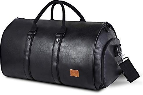 seyfocnia Die Kleidertasche, die wasserdichter Herren- Kleidertasche für Reisen, Geschäfts, große Leder Reisetasche, mit den Schuhtaschen