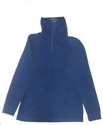 MICO Damen-Rolli mit Reißverschluss, Fleece, Dunkelblau, Blau 46