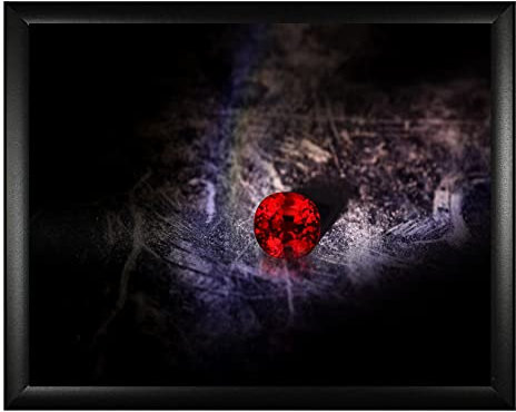 arte-tuo Bilderrahmen Rubin | 80x120 cm | Schwarz matt | klares Kunstglas | Puzzle Diamond Painting Poster