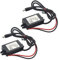 BGTXINGI 2Pcs DC-DC Buck Converter Module 3A 12V 24V to 5V DC Power Converter Step Down Module with Micro USB Connector (USB Micro Interface)