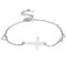 Bo Win 925 Sterling Silber Armband Mit Kreuz Und Unendlichkeitszeichen - Verstellbare Armkette Mit Herz Für Damen, Frauen Und Mädchen