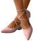 Minetom Sandales Femme Suède Talon Carre Été Sandale Pointues Bride Cheville Boucle Chaussures Soirée Mariage Cérémonie Bureau High Heels B Rose 39 EU