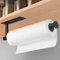 sprecenk Küchenrollenhalter ohne Bohren, Selbstklebend Küchenpapierhalter Wandmontage Papierhandtuchhalter, Edelstahl Rollenhalter Hängend Badezimmer-Handtuchhalter für Küche Schrank, Schwarz