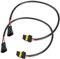 BOROCO 2 stücke H11 9006 Scheinwerfer Nebelscheinwerfer Umwandlung Adapter Stecker Kabelbuchsen Adapter Kabelbaum Stecker für Scheinwerfer Nebel