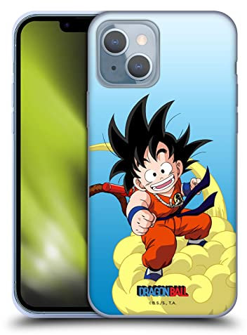 Head Case Designs Officially Licensed Dragon Ball Goku Characters Gel Case [Military Grade Protection] Compatible with Apple iPhone 14 and Compatible with MagSafe