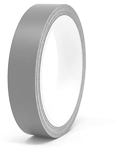 Finest Folia 10 Meter Matt Zierstreifen Auto LKW Motorrad Boot Modellbau Basteln DIY Deko Dekorstreifen Seitenstreifen Klebestreife selbstklebend (Silbergrau matt, 10mm Breite)