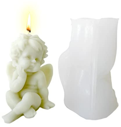 Silikonformen Gießformen, Silikonform Kerzenhalter, DIY Gießform Kerzenhalter,Silikonformen Gießformen Kerzenhalte,Silikonformen Kerzenhalter für Weihnachten (A,2 Stück)