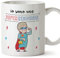 Mugffins Tassen/Becher mit Spruch für URGROßMUTTER/UROMA - Auf Italienisch - Super Famiglia - 11 oz / 330 ml - originelles und lustiges Geschenk