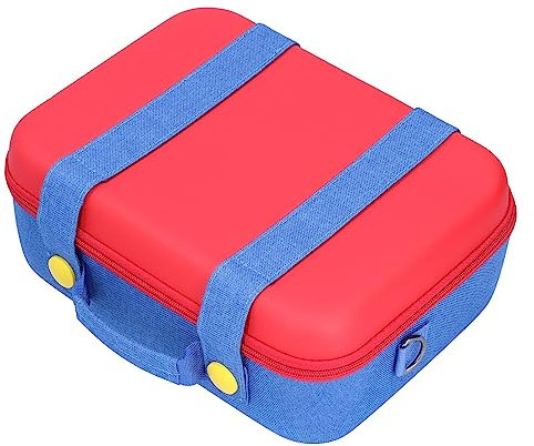 Kufoo Switch Travel Case Tragetasche Harte Schützende Schützende Niedliche Große Tasche Inklusive Tragetasche Dünn Tragbar Fit Switch Halbsteif Rot Und Blau Reißverschluss