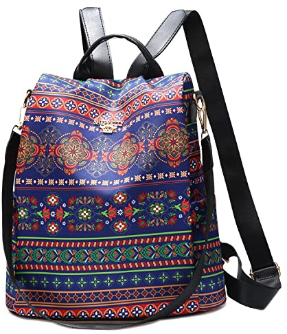 shepretty Sac à dos antivol imperméable pour femme