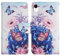 Verpotex Kompatibel mit iPhone XR Hülle, Premium Handyhülle Lederhülle Leder Klappbar Flip Tasche Magnet Wallet Kartenfach Klapphülle Schutzhülle Hülle Holster iPhone XR (6,1 Zoll) (Schmetterling 1)