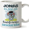 Mugffins Tassen Personalisierten für SEKRETÄR Mann - Auf Deutsch - Koalifizierte Personalisierte - 11 oz / 330 ml - Individuell Anpassbar Geschenk Mitarbeiter