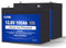 DCHOUSE 2Pack 12V 100Ah LiFePO4 Batterie, verbessertes 100A BMS, Bis zu 15000 Zyklen, 1280Wh Lithium Akku, perfekt für Golfwagen, Trolling Motor, Boote, Camping, Solaranlagen