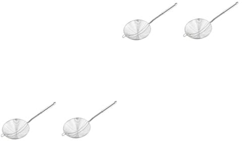 HEMOTON 2stücke Edelstahl Schöpflöffel Drahtsieblöffel Mit Ergonomischem Griff Für Hot Pot Frittieren Pasta Und Nudelgerichte Hitzebeständig Spülmaschinenfest Stabil Und Einfach Zu