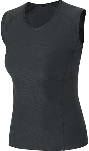 GOREWEAR M Damen Base Layer Shirt Ärmellos, Black, 44