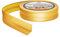 Quest Plinthe Souple Autoadhésive - 15 mm x 15 mm - Bande de finition en PVC pour cuisine, salle de bain - Bande d'étanchéité - Flexible, Etanche, Décorative (Or, 10m)