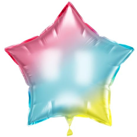Stern Folienballons Bunt 24 Stück,Stern Helium Luftballons, Sternluftballons Heliumballon Hochzeitsdeko,Silvester Geburtstagsdeko oder Valentinstag