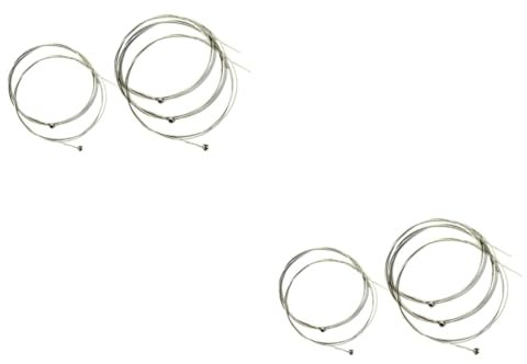VICASKY String Gitarrensaiten Für Verstärker Silber Für Musiker Und Gitarrenliebhaber Klare Klänge Harmonischer Für Anfänger Und Profis