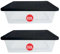 RelianceUK 32 Litre Plastic Storage Box with lid Under bed - Nestable, Stackable, Durable Underbed Large Containers for Home and Office - (32L / 2 Pack) Clear Plastic Boxes Made in U.K.