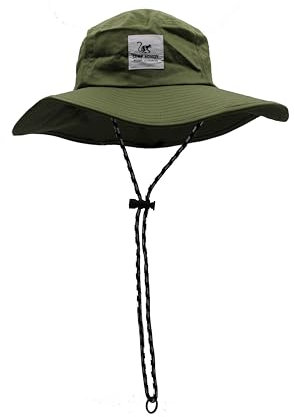 Surf Monkey Boonie Hat Fischerhut, Einheitsgröße, für Herren / Damen, Oliv, One size