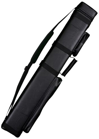 Accuplay Billard-Queue-Stick-Tragetasche, 3 x 6 cm, Schwarz