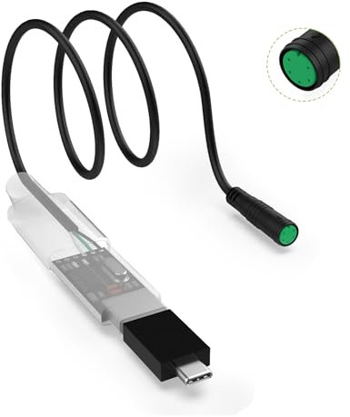 USB-Programmierkabel für Bafang Mittelmotor BBS01/02 BBS-HD & G0900 E-Bike-Nabenmotor zum Ändern der Parameter, 100 cm