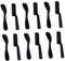 SOIMISS 20 Stück Werkzeug zum Färben von Haaren haarfärbepinsel haarfärbe pinsel set Haar-Highlighting-Pinsel Haarfärbemittel Frisierkämme für Friseursalons Haarpflege-Tools Abs Black