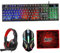 LOORGVEL 1set Compatible Gaming Keyboard Mouse Pad Headset Gaming Led Backlit Wireless
