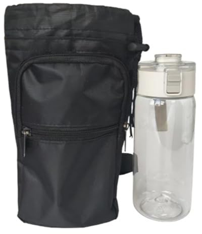 Saddle Water Bottle Holder - Waterproof Riding Bag Multi-Pocket Farm Supply Organizer Stable for Outdoor Exercise, Workout, Beach, Mountain, Sports, Large