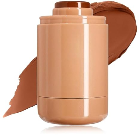 Pocket Blush Stick - Matte Rouge Stick mit Intensive Farbe - Creme Blusher für Wangen & Lippen - Contouring Stift mit Natürlich & Leuchtendes Finish - Wasserfest & Langlebig Cream Blush Frauen Mädchen