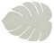 Lind DNA Tischset Monstera Recyceltes Leder Hippo Olive Grün, Maße: 42cm x 35cm, 989950