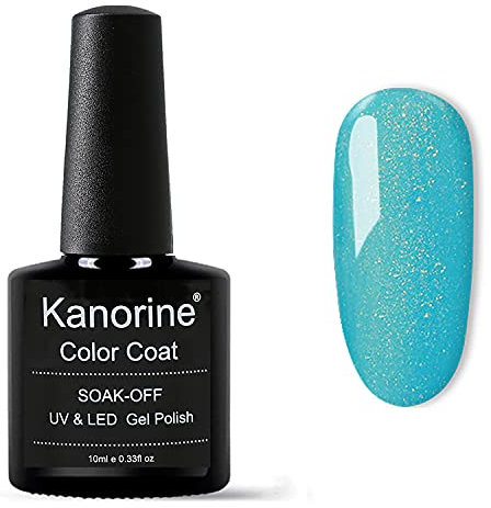 KANORINE Gel Polish Soak-Off UV/LED Gel Nail Polish BLUE STAR Color Coat Gel Nail Varnish Nail Art TYPE 10ml