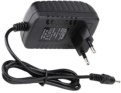 ASHATA Cargador Adaptador CA, Cargador Viaje Universal Cargador de Tableta de 12 V y 1.5 A Adaptador energía doméstica para Iconia Tab A500 A501 A200 A100 A101, para Uso Global, Negro(UE)