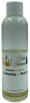 Saunaaufguss Limette-Rum 250ml Dufte Momente Sauna Aufguss Konzentrat Premium