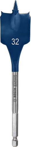 Expert Self Cut Speed Spade Bit, 32mm x 152mm, HEX Shank, 1 Pc | for Softwood, Particleboard, Ø 32,00 mm, Professional Accessory Drill Driver