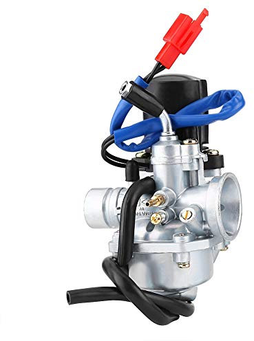 EVGATSAUTO Carburetor for Motorcycle & Scooter - 2-Stroke Engine Replacement with Air & Fuel Filter for SAC-HS SX1 SFERA 50 Mopeds