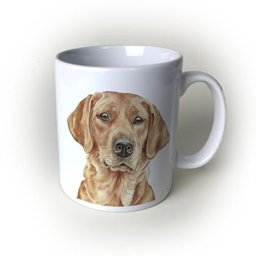WaggyDogz Fox Red Labrador Dog Ceramic Mug (CMG-263)