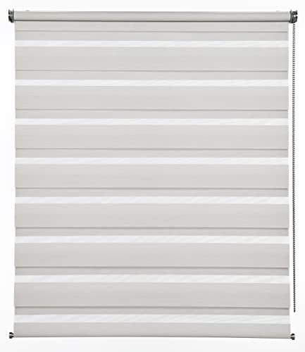 Gardinia Doppelrollo de Luxe Creme-Melange 160 x 180