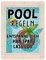 Poolregeln für Poolbesitzer Metallschild XXL in 28x38 cm mit Schwimmring witzige Regeln für den Swimmingpool Geschenk für Poolbesitzer Blechschild mit Sommermotiv